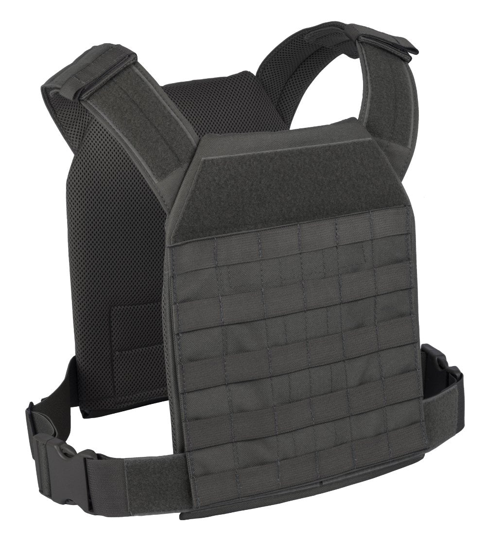 PC300-B Unisex Molle Adaptable Lightweight Plate Carrier, Black - One Size