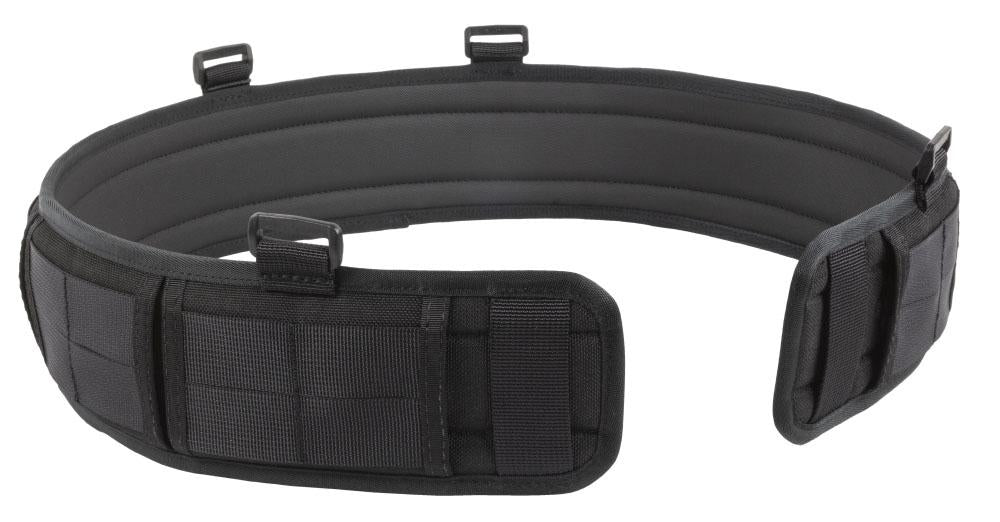 3037-B-L Unisex Sidewinder-Slim Battle Belt, Black - Large
