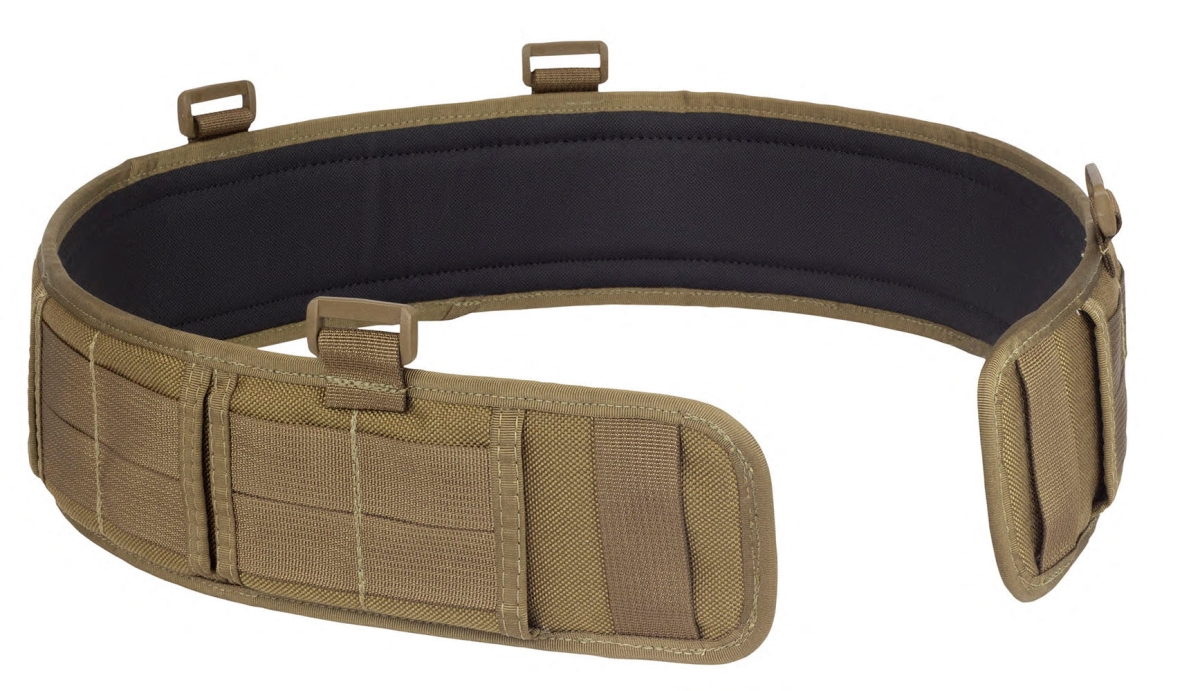 3037-T-SM Unisex Sidewinder-Slim Battle Belt, Coyote Tan - Small