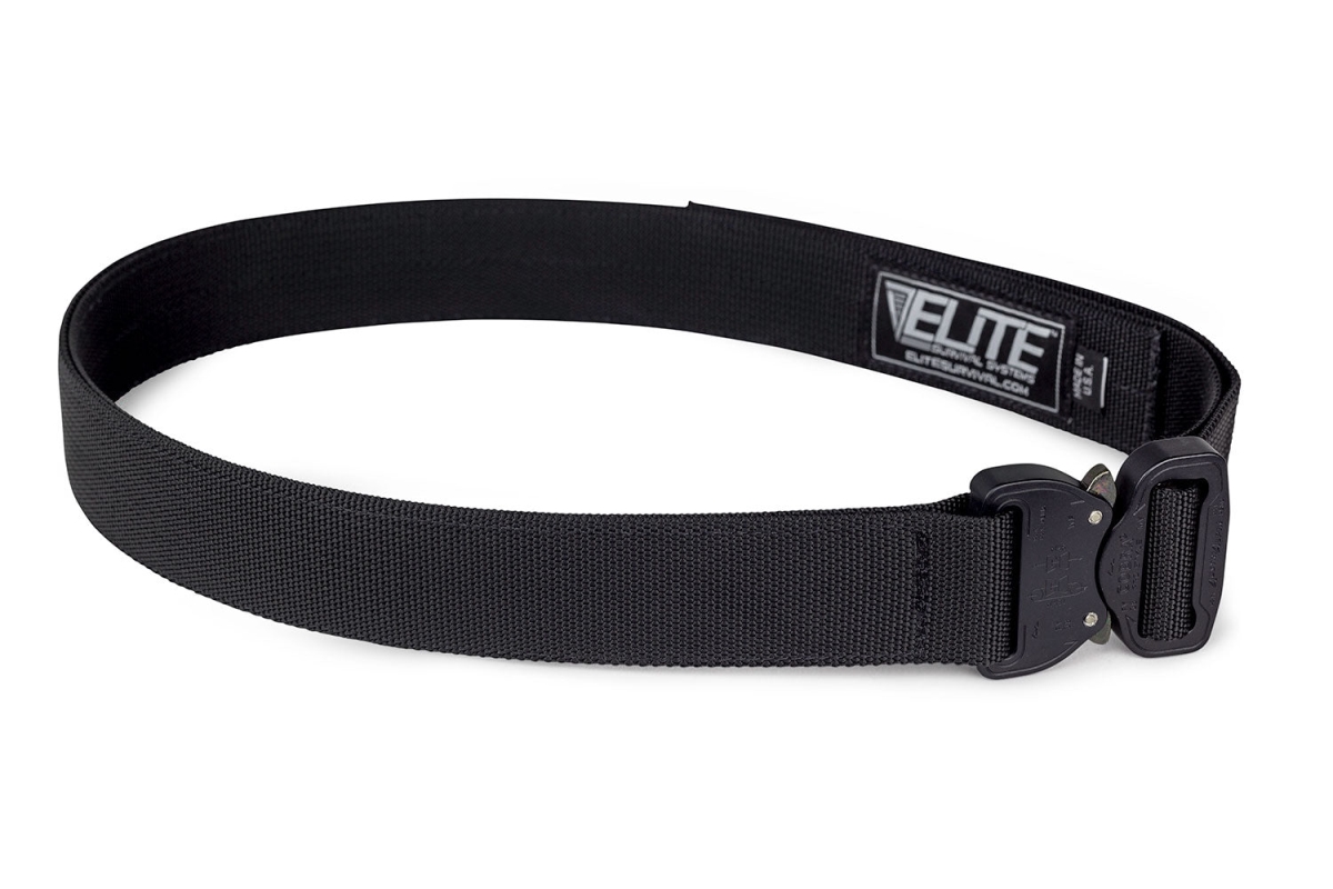 Elite Survival Systems CO Shooter's Belt with Cobra Buckle - Medium - Black