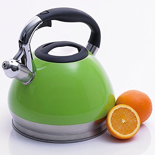 Picture of Creative Home 77059 3.5 qt Triumph Whistling Green Tea Kettle