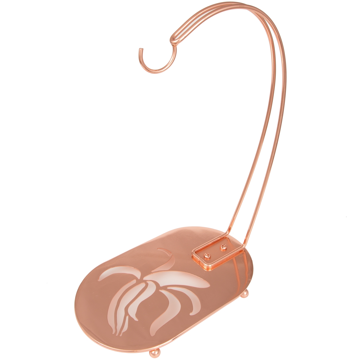 Picture of CREATIVE HOME 50245 Creative Home Copper Plated Metal Banana Hanger Grapes Holder Stand, 9-1/2' x 5-7/8' x 13-3/4'H, Copper Finish