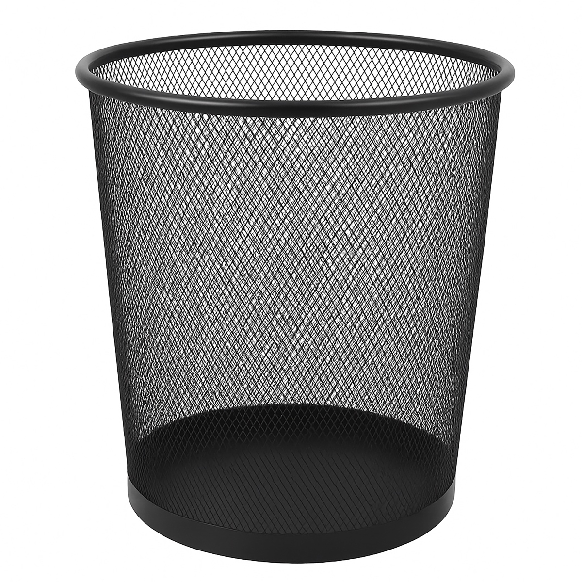 76431  76431 10 Qt Steel Mesh Round Wastebasket Trash Can