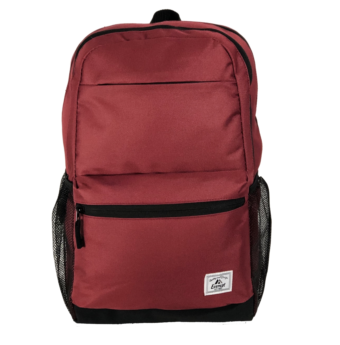 Modern Laptop Backpack - Burgundy
