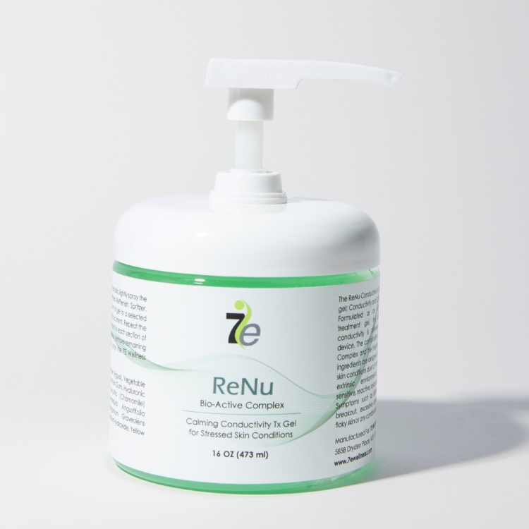 200-007-1 16 oz Conductive Gel for Stressed Skin with Bio Active Complex