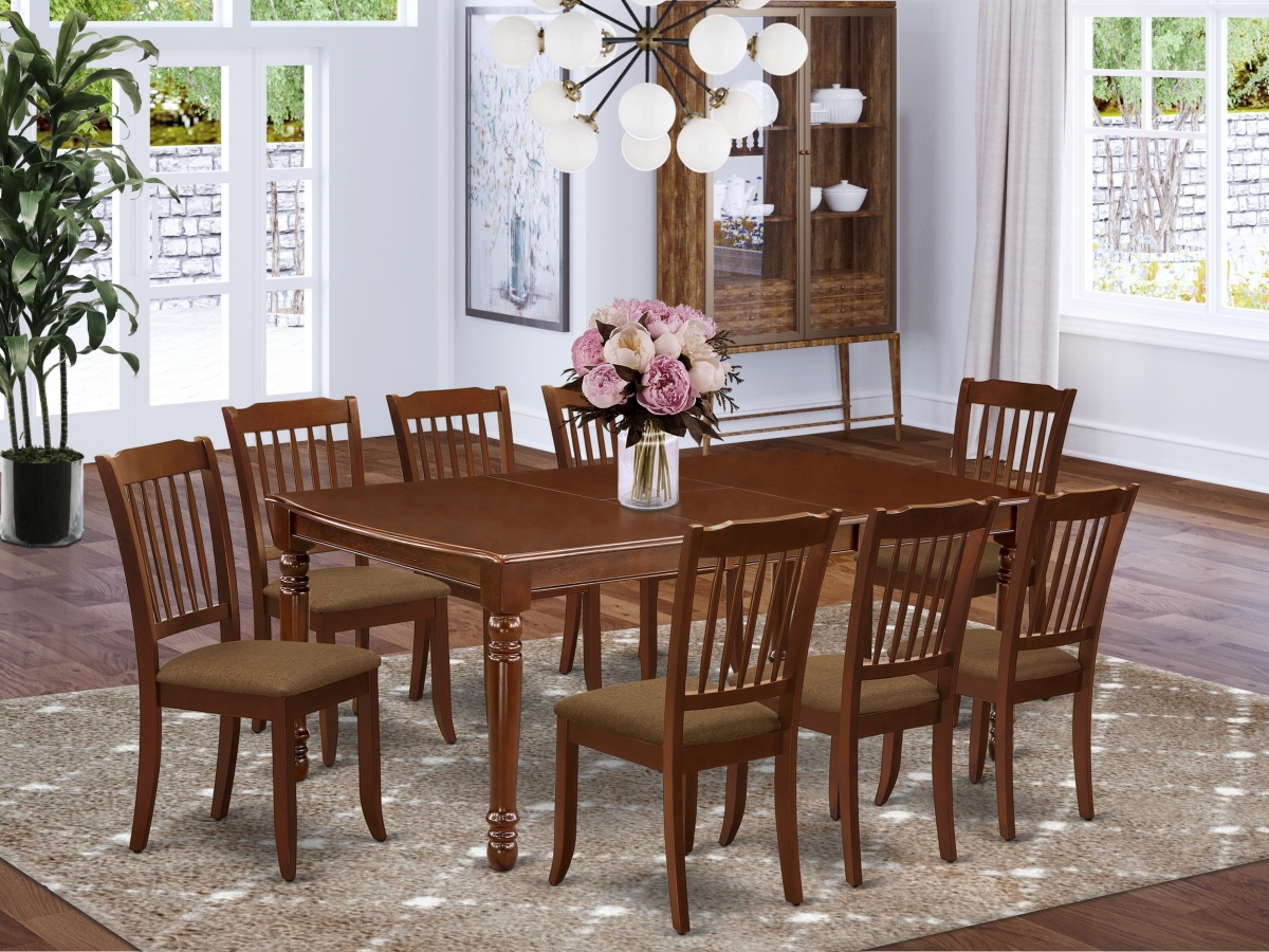 9 Piece Dover Dining Set - Mahogany
