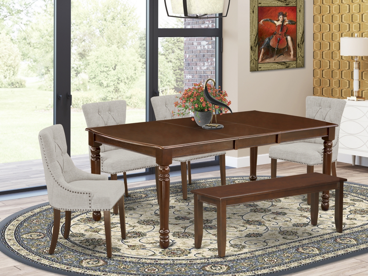 6 Piece Dover Dining Set - Mahogany