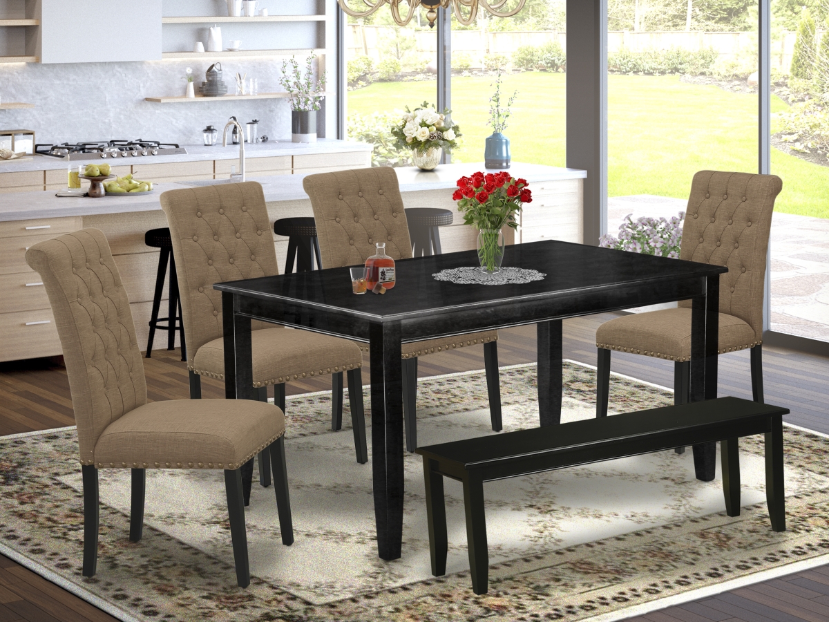 6 Piece Dudley Dining Set - Black