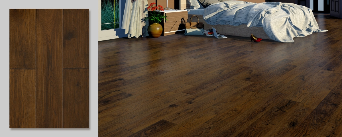 Picture of East West Furniture SP-7HH04 0.5 x 7 in. Sango Premier Hickory Spice Brown Handscraped Engineered Hardwood Flooring