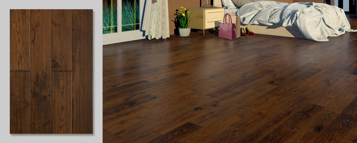 Picture of East West Furniture SP-5OH04 0.5 x 5 in. Sango Premier European Oak Spice Brown Handscraped Engineered Hardwood Flooring