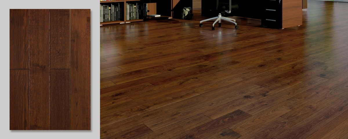 Picture of East West Furniture SP-5OH06 0.5 x 5 in. Sango Premier European Oak Rosewood Handscraped Engineered Hardwood Flooring