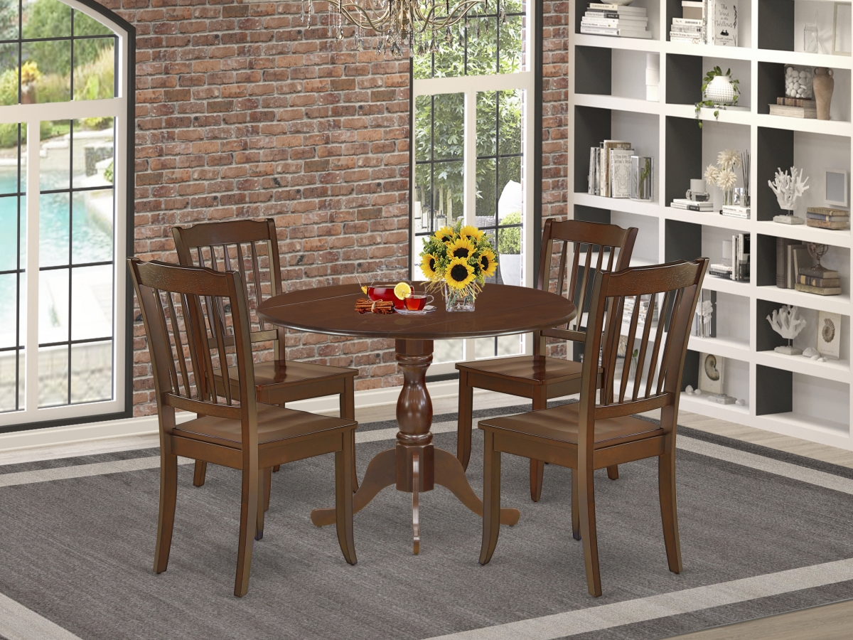 5 Piece Dublin Dining Room Set - Mahogany