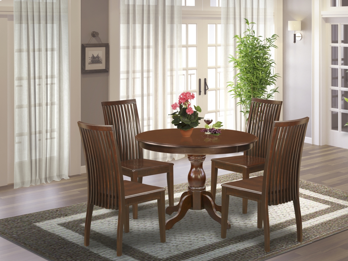 5 Piece Hartland Kitchen Table Set - Mahogany