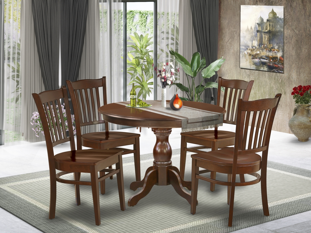 5 Piece Hartland Kitchen Table Set - Mahogany