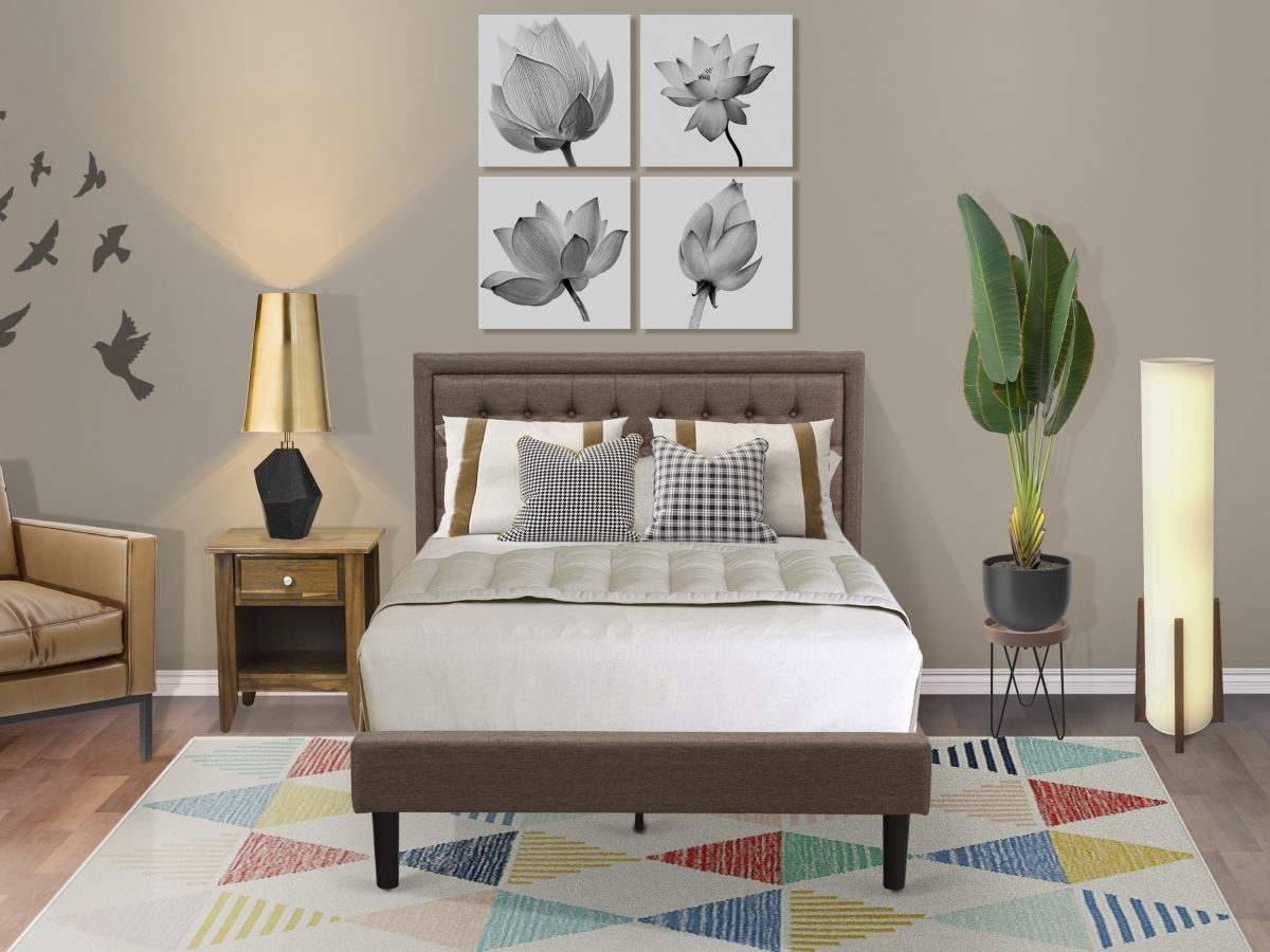 2 Piece Kendall Wood Bedroom Set - Black