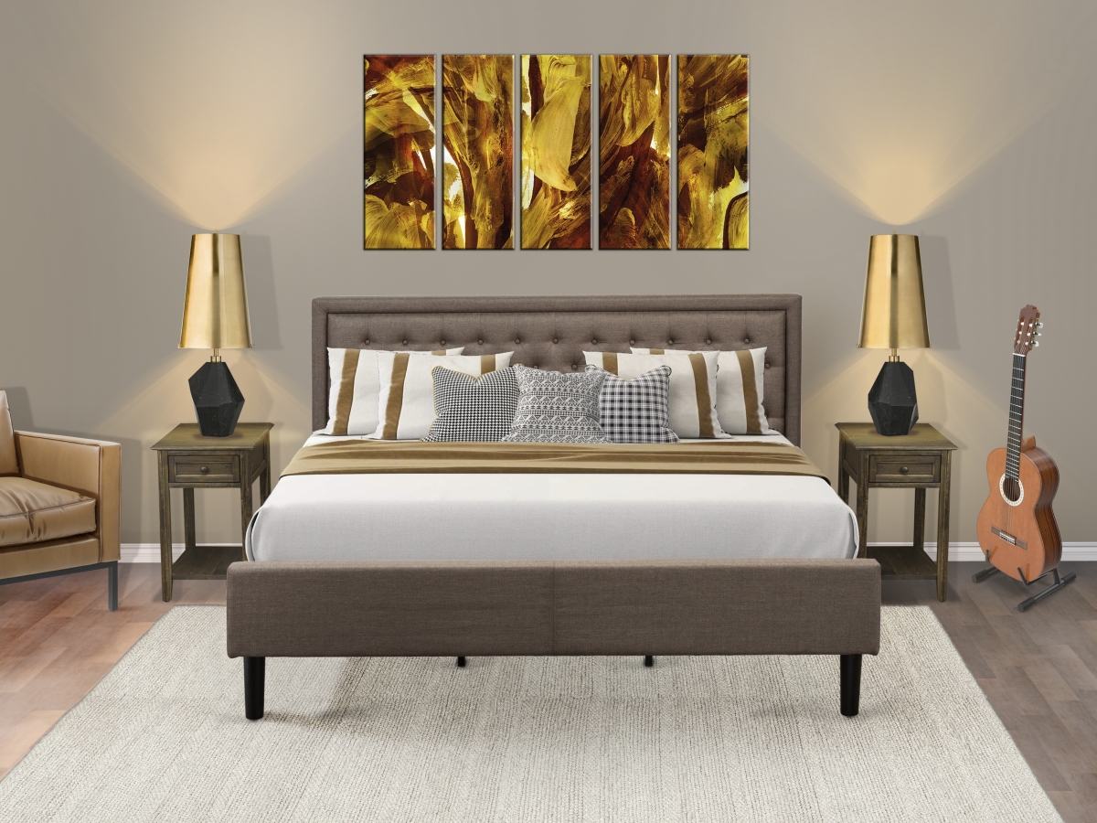 3 Piece Kendall King Size Bedroom Set - Black