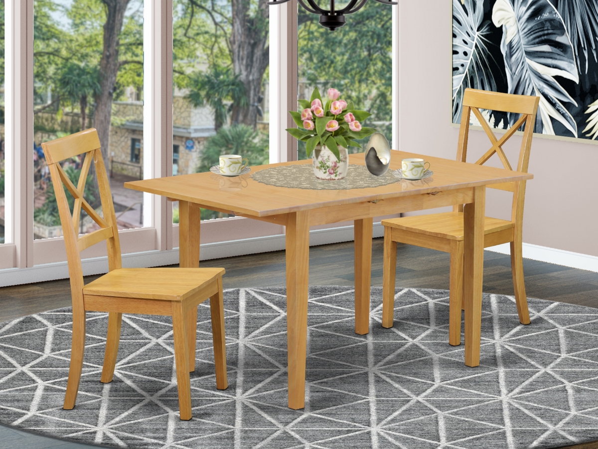 3 Piece Norfolk Dining Table Set - Oak