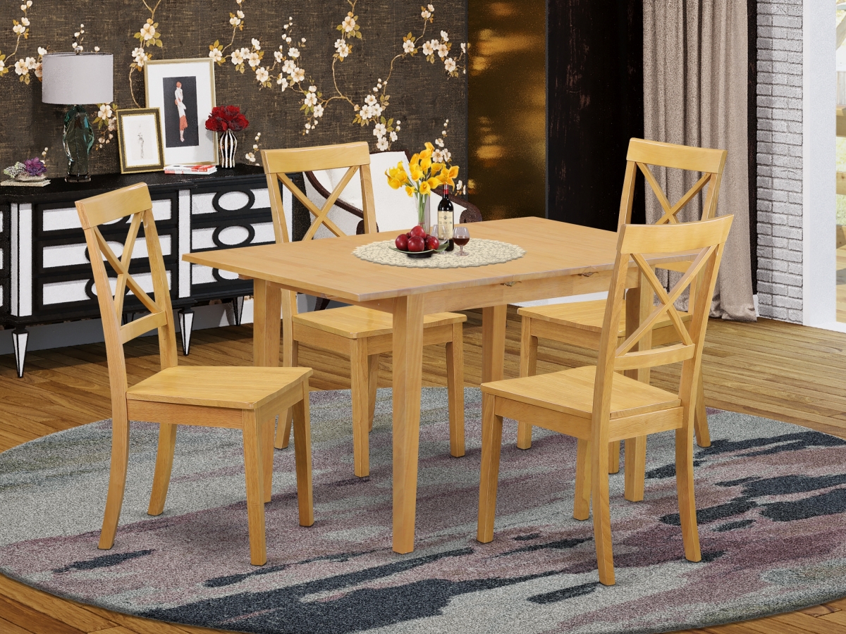 5 Piece Norfolk Dining Table Set - Oak