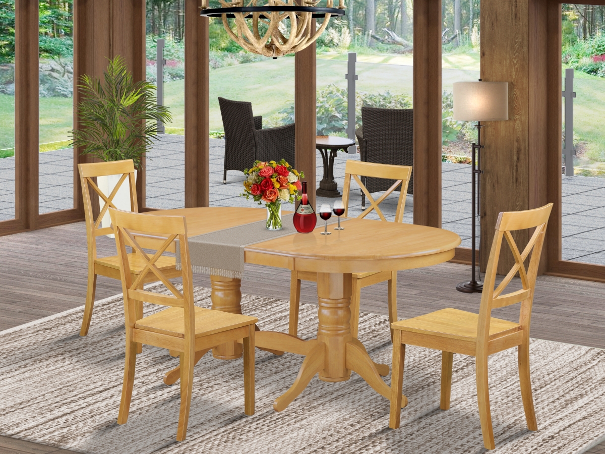 5 Piece Vancouver Dinette Set - Oak