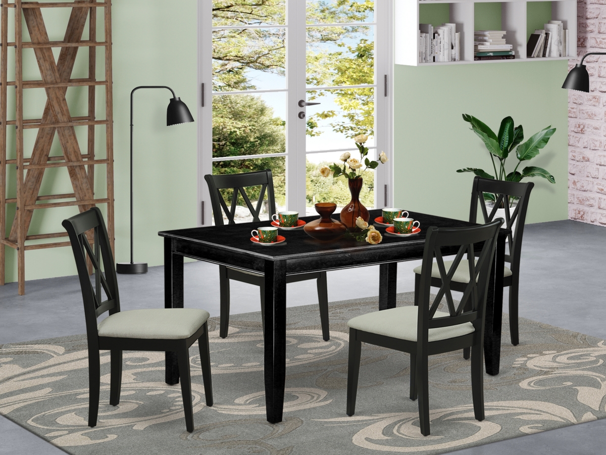 5 Piece Dudley Dining Set - Black