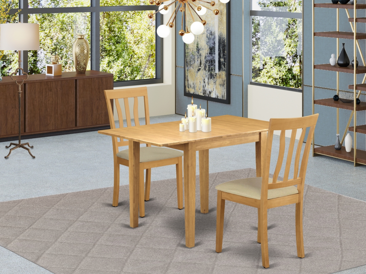 3 Piece Norden Kitchen Dining Table Set - Oak