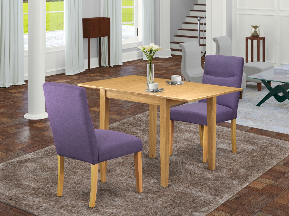 3 Piece Norden Wooden Dining Table Set - Dahlia & Oak