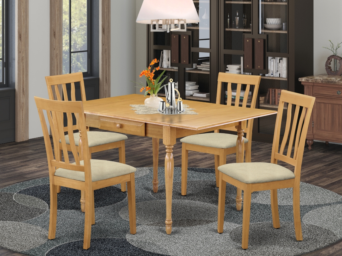 5 Piece Monza Kitchen Furniture Set - Oak
