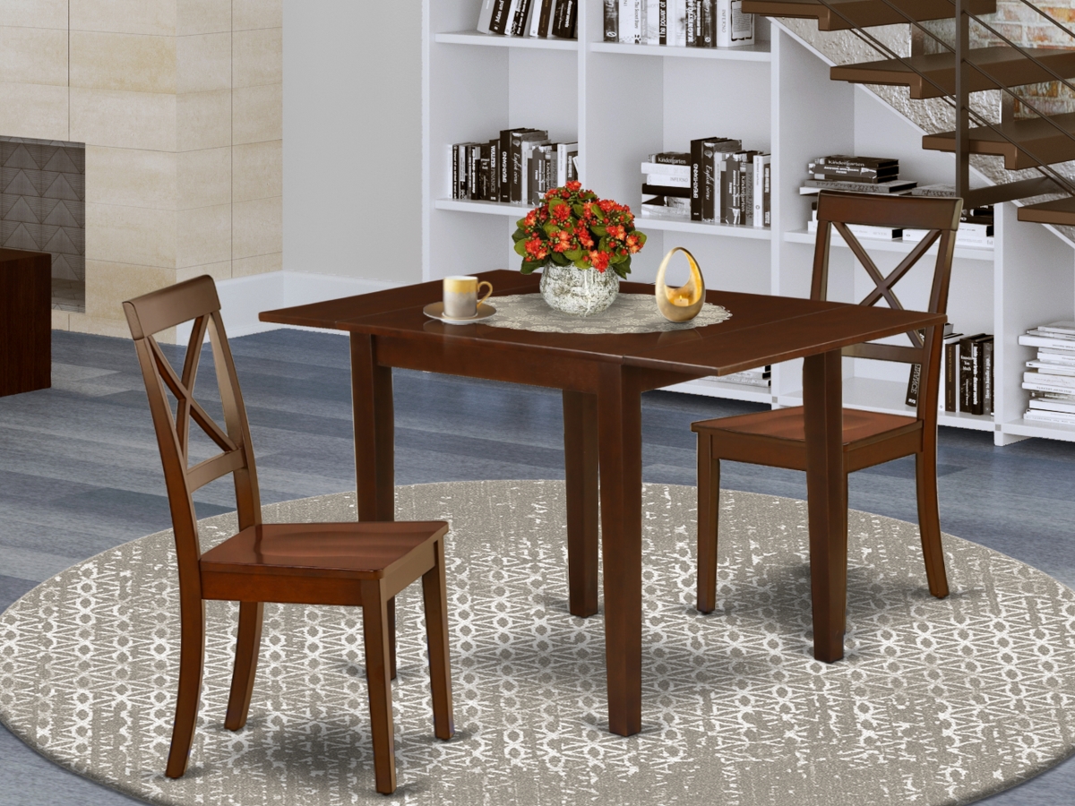 3 Piece Norden Kitchen Table Set - Mahogany