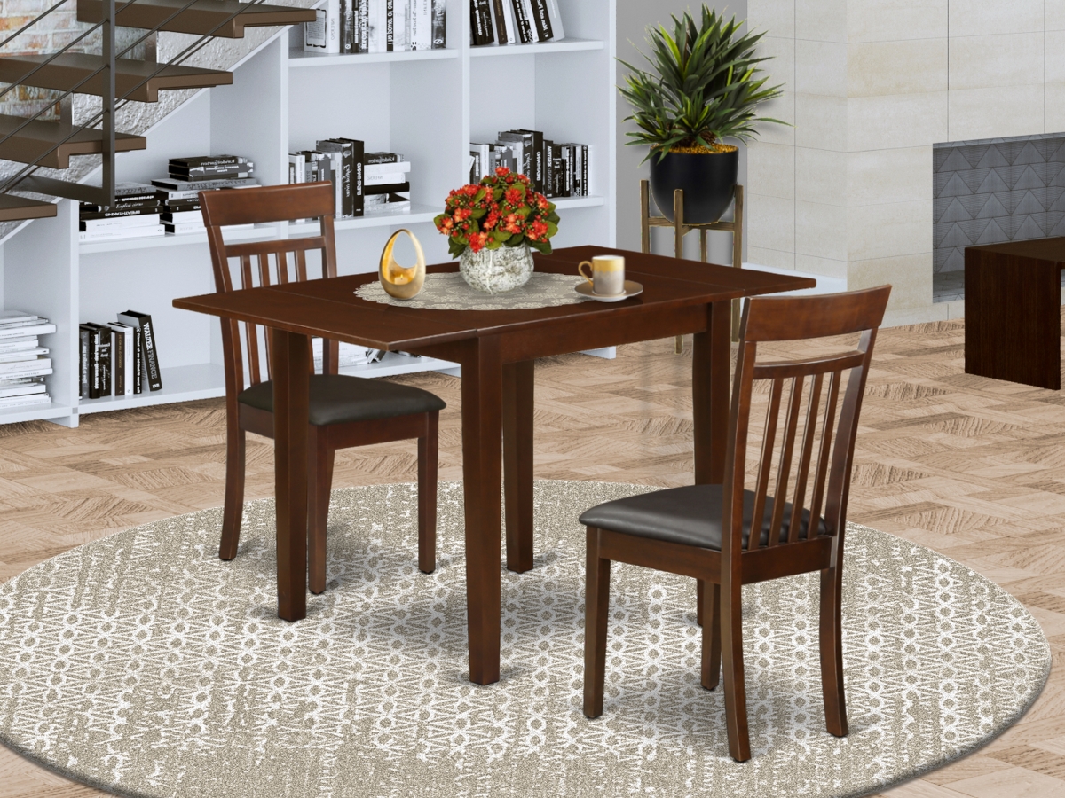 Norden Kitchen Table Set - Mahogany, Set of 3