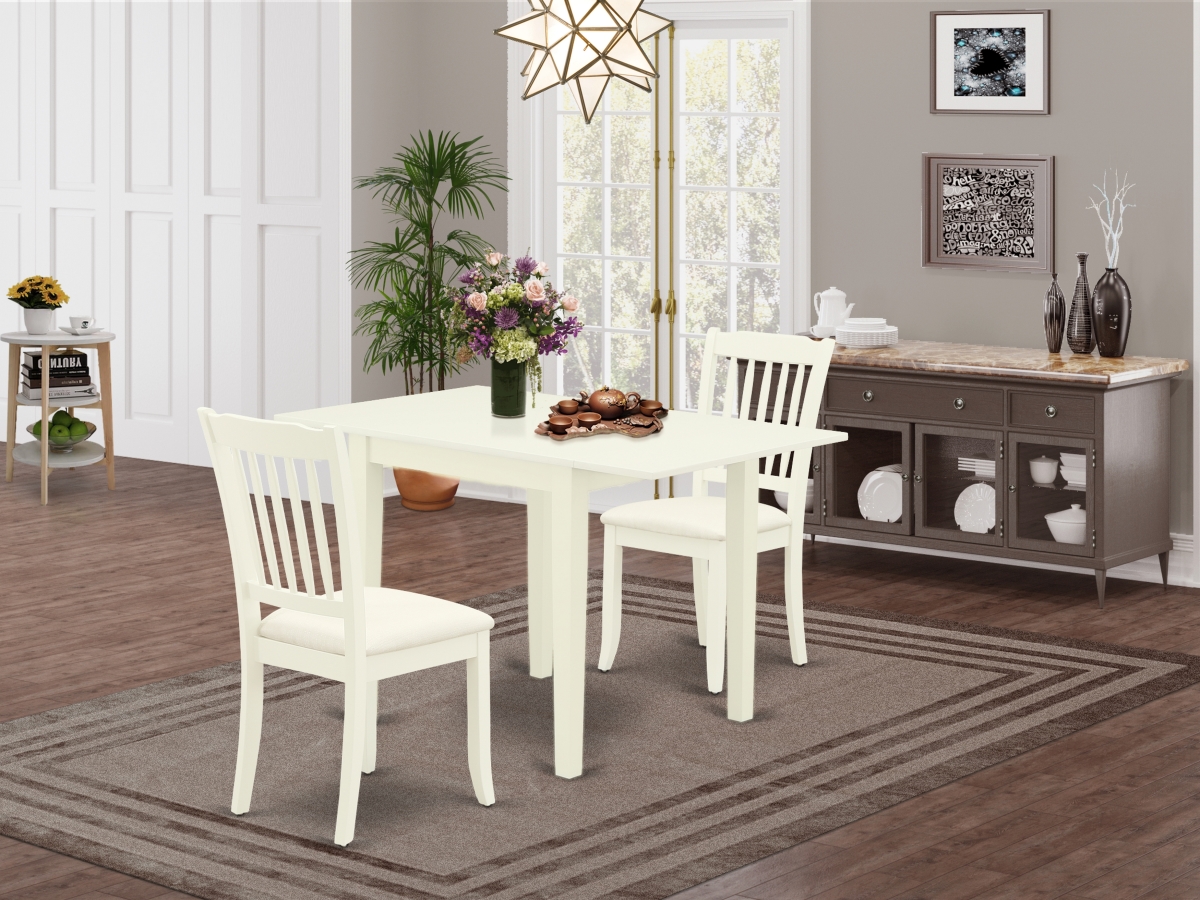 Norden Dining Room Table Set - Linen White, Set of 3