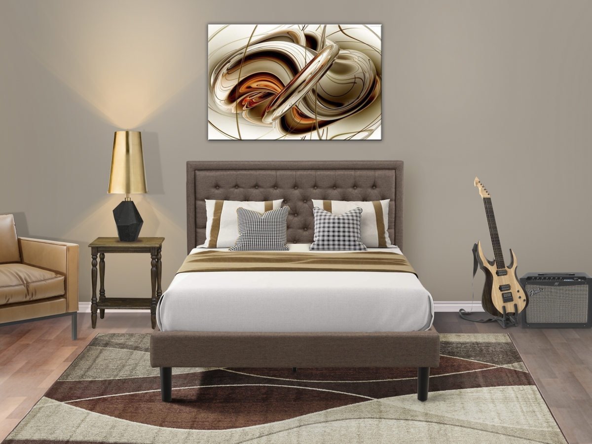 KD18Q-1BF07 2 Piece Kendall Queen Size Bedroom Set - Black