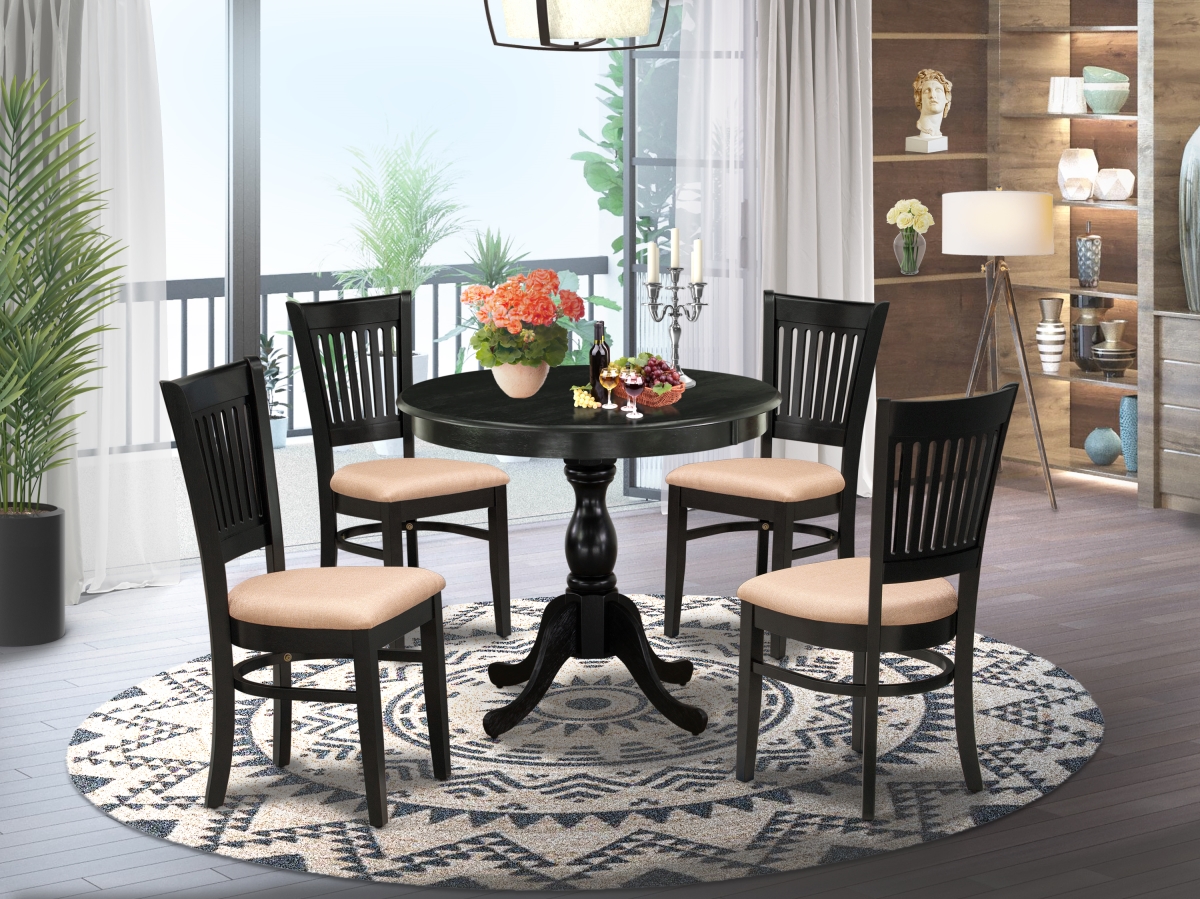 5 Piece Shelton Kitchen Dining Set - Black