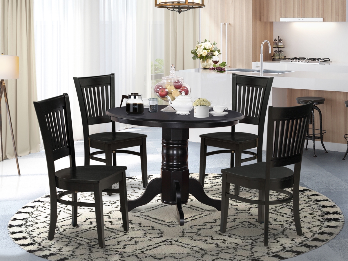5 Piece Shelton Dining Room Set - Black