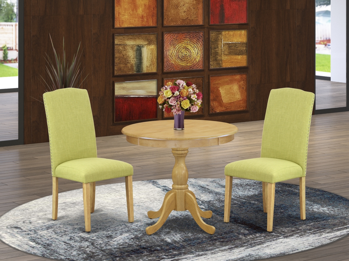3 Piece Antique Dinette Set - Oak