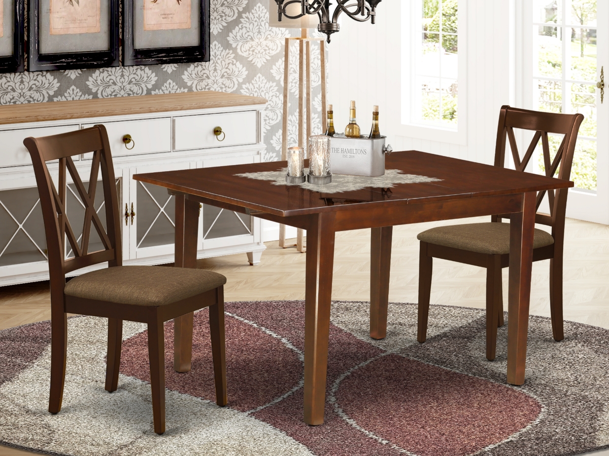 3 Piece Milan Dinette Set - Mahogany