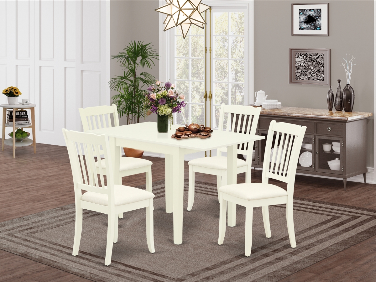 Norden Dining Room Table Set - Linen White, Set of 5