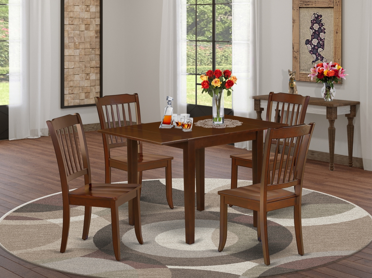 5 Piece Norden Dining Set - Mahogany