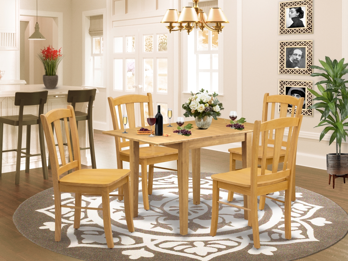 5 Piece Norden Kitchen Dining Table Set - Oak