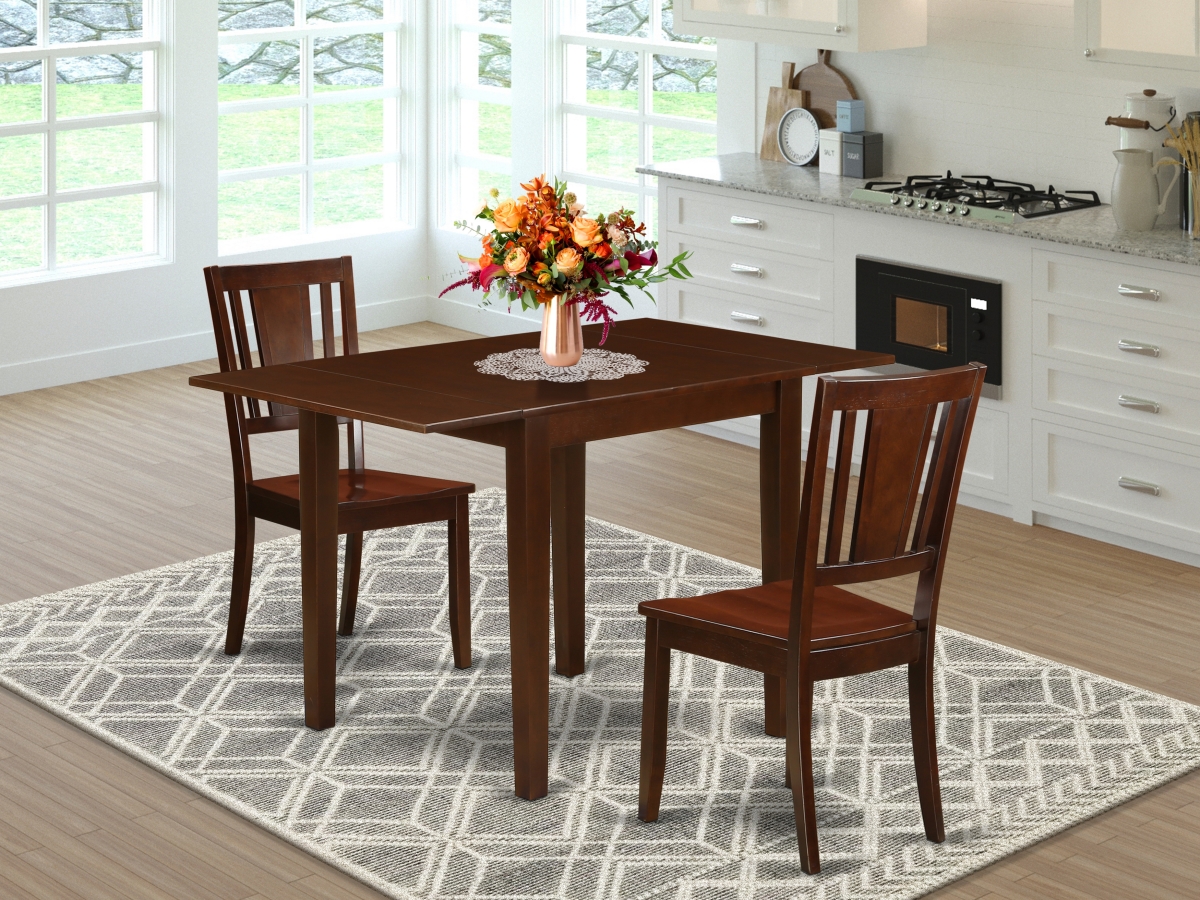 3 Piece Norden Dining Set - Mahogany