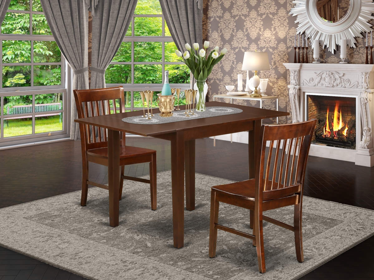 3 Piece Norden Dining Set - Mahogany