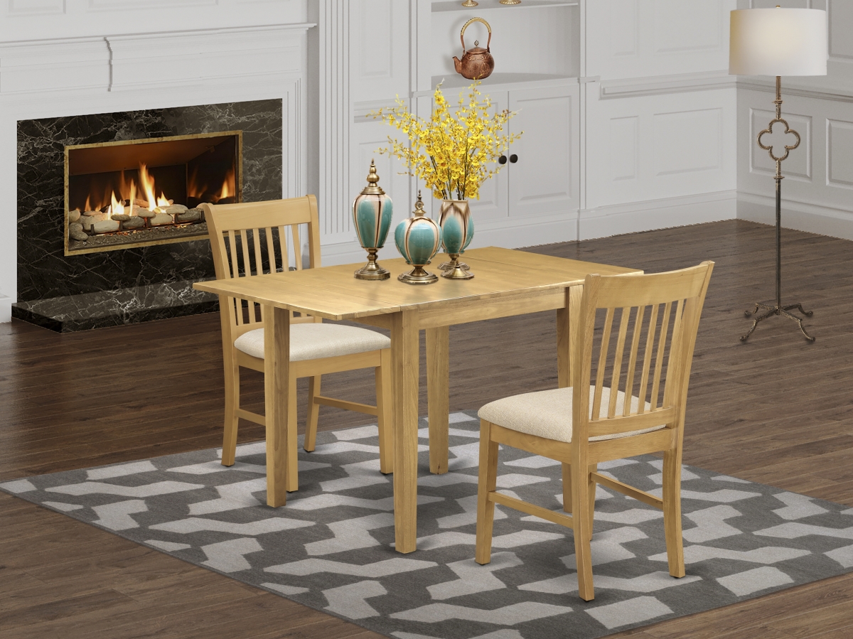 3 Piece Norden Dining Set - Oak