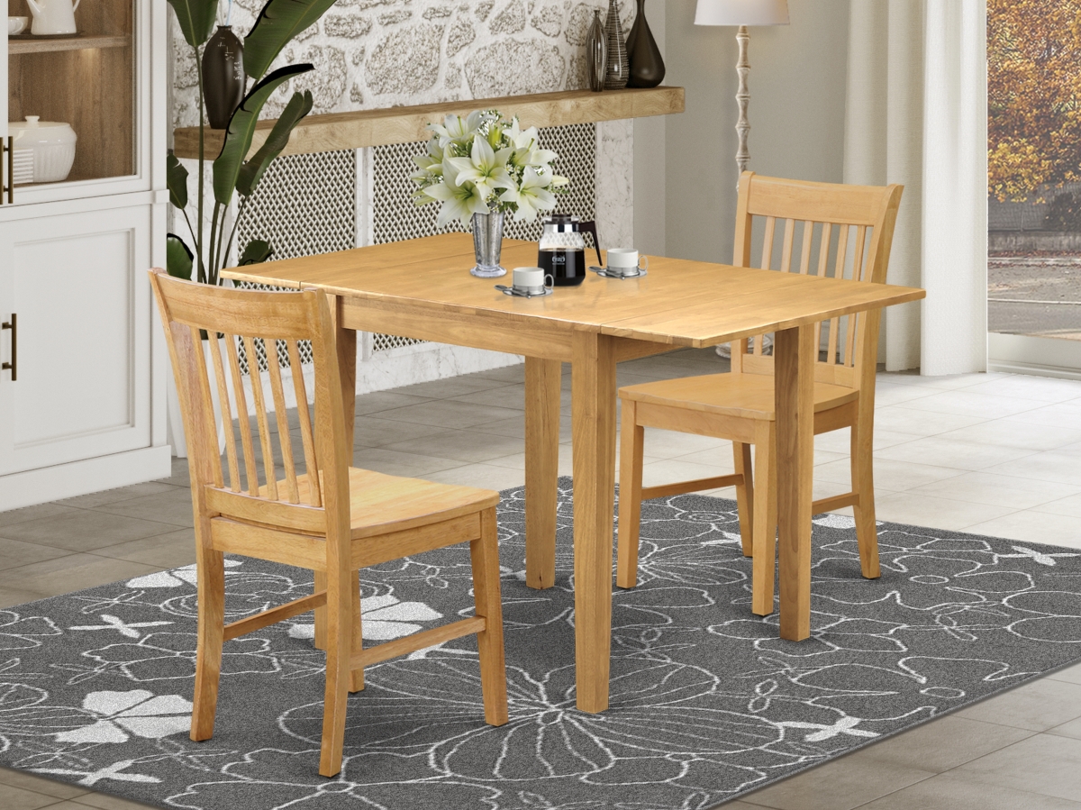 3 Piece Norden Dining Table Set - Oak