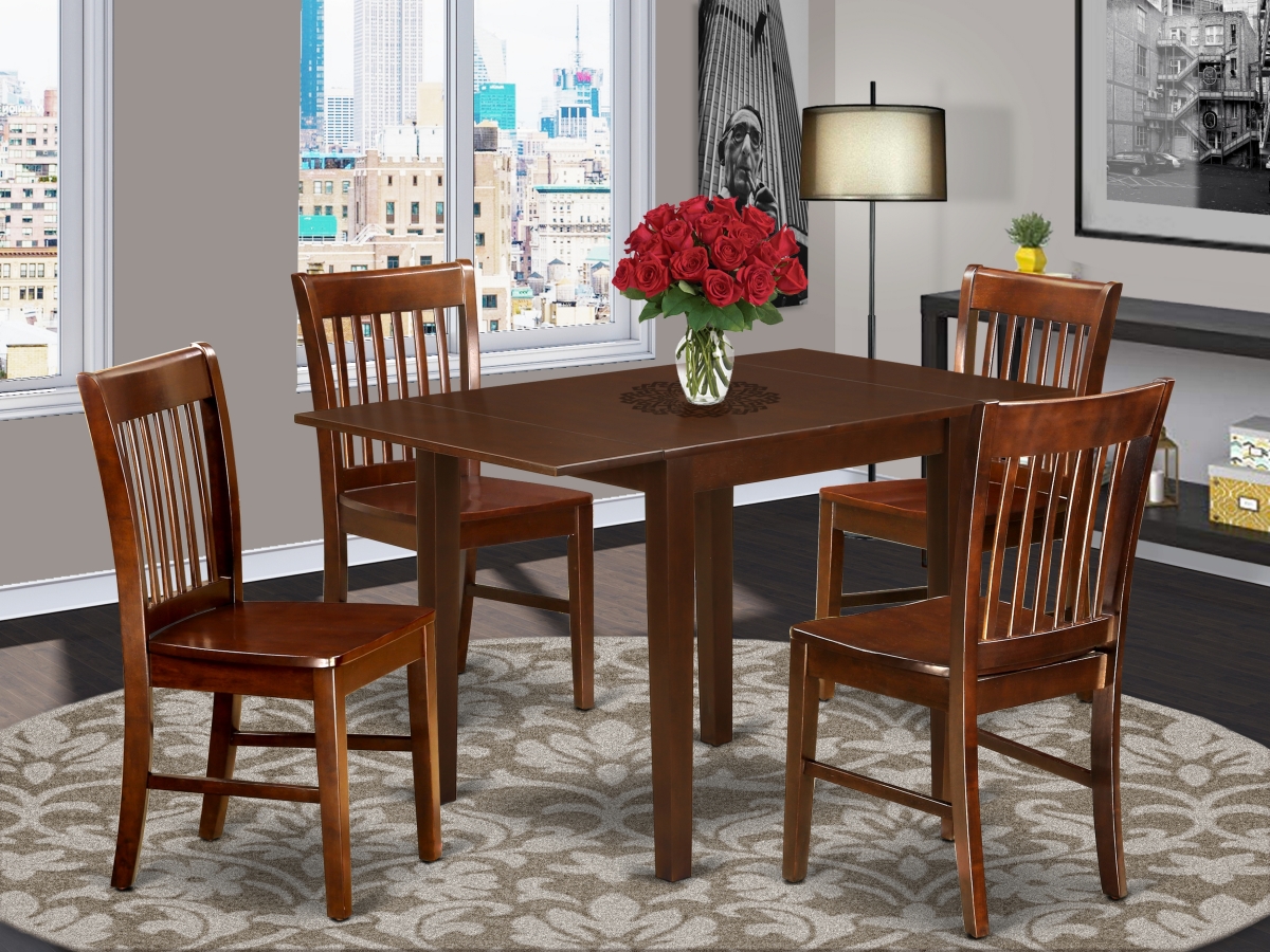 5 Piece Norden Dinette Set - Mahogany