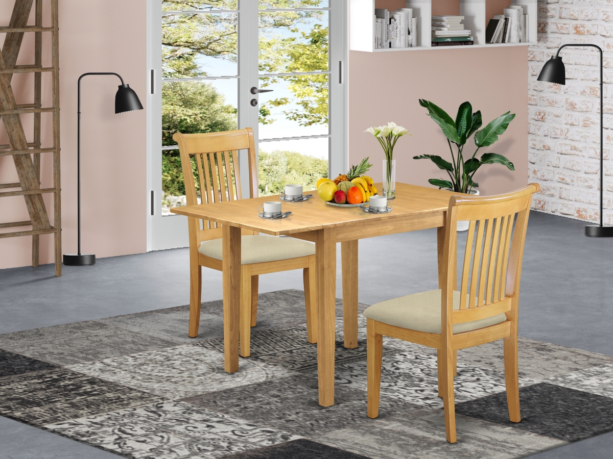 3 Piece Norden Dinette Set - Oak