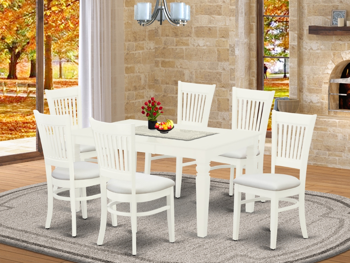 7 Piece Weston Kitchen Furniture Set - Linen White