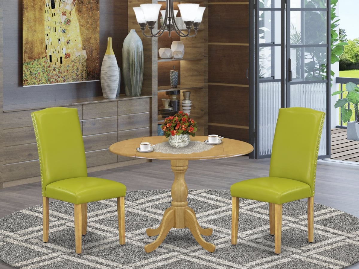 3 Piece Dublin Kitchen Table Set - Oak