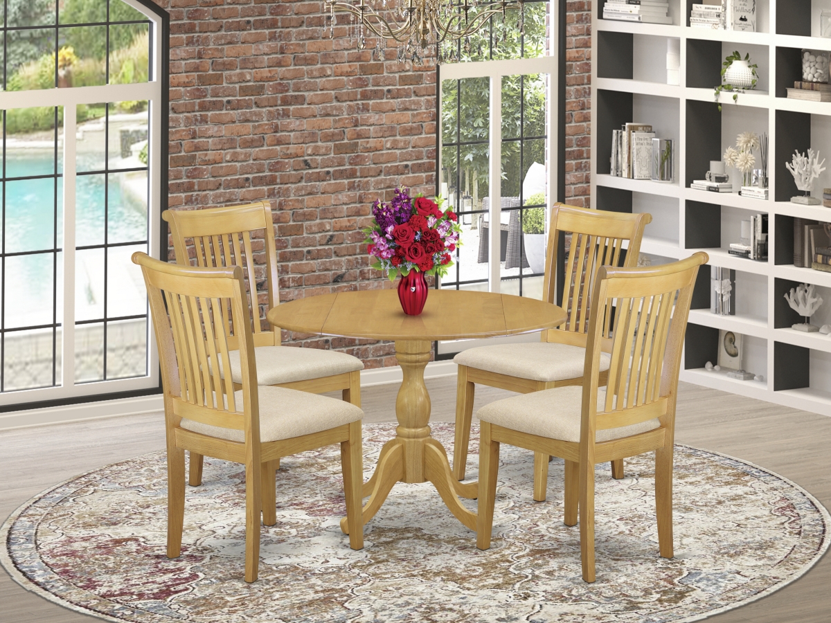 5 Piece Dublin Dining Table Set - Oak