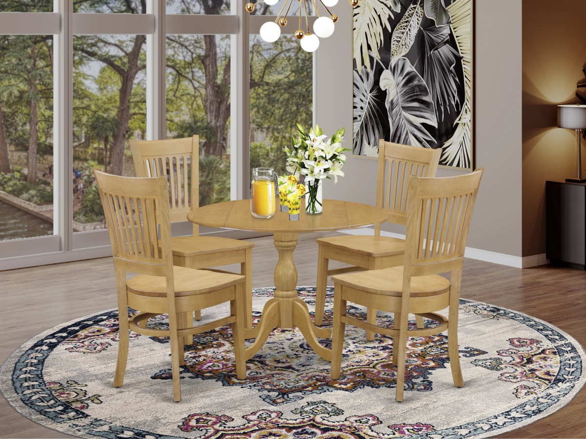 5 Piece Dublin Dining Room Set - Oak
