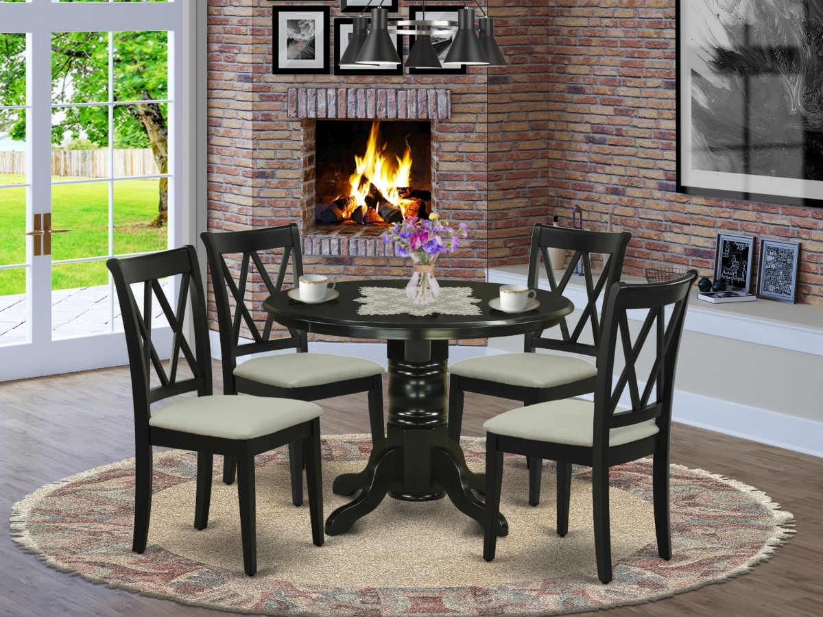 5 Piece Shelton Dining Set - Black
