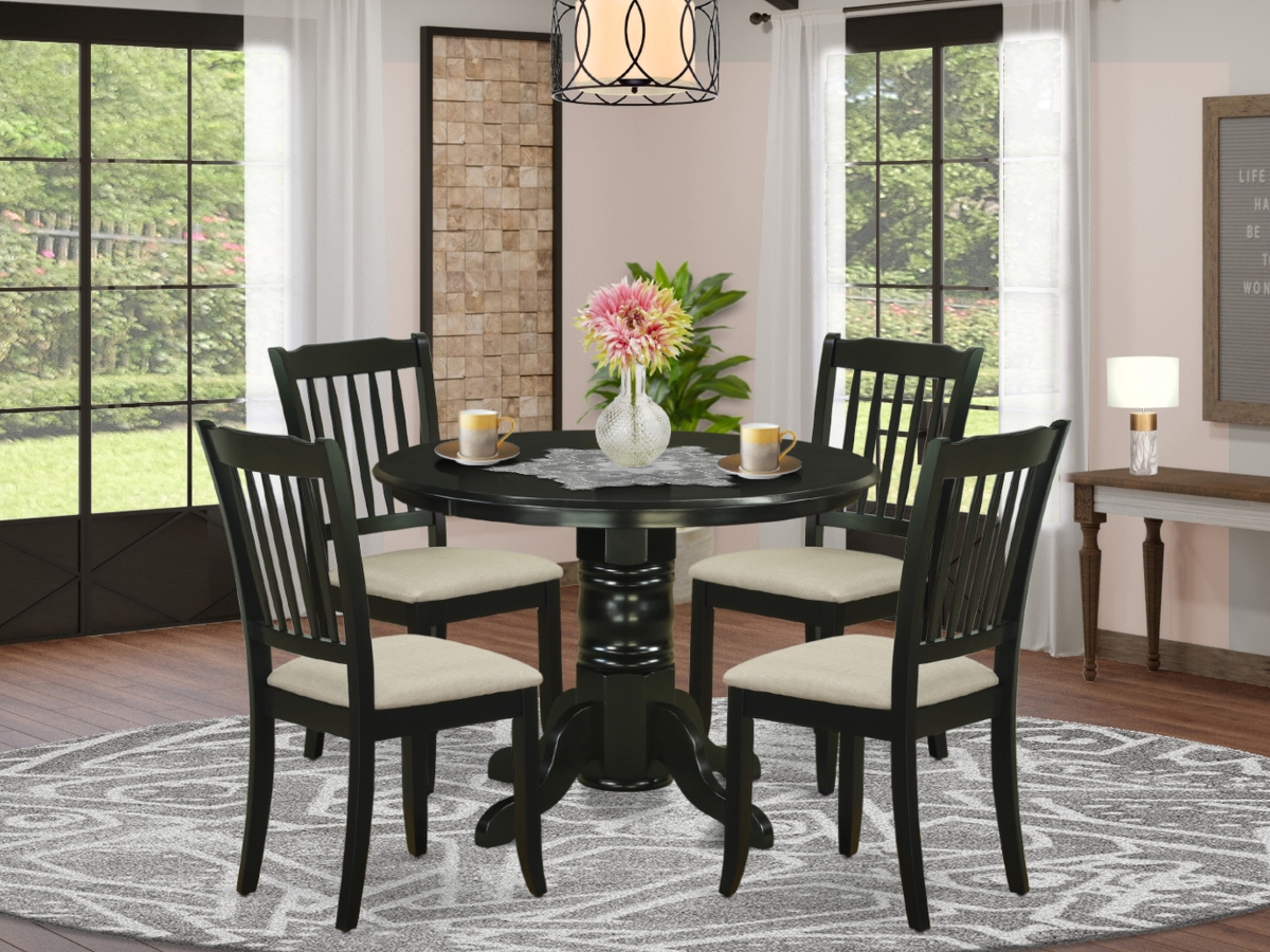 5 Piece Shelton Dining Set - Black